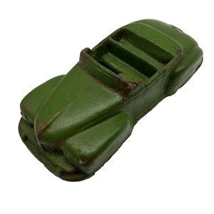 Arcor Auburn Rubber Car Green Convertible Vintage 1940's MCM Collectible